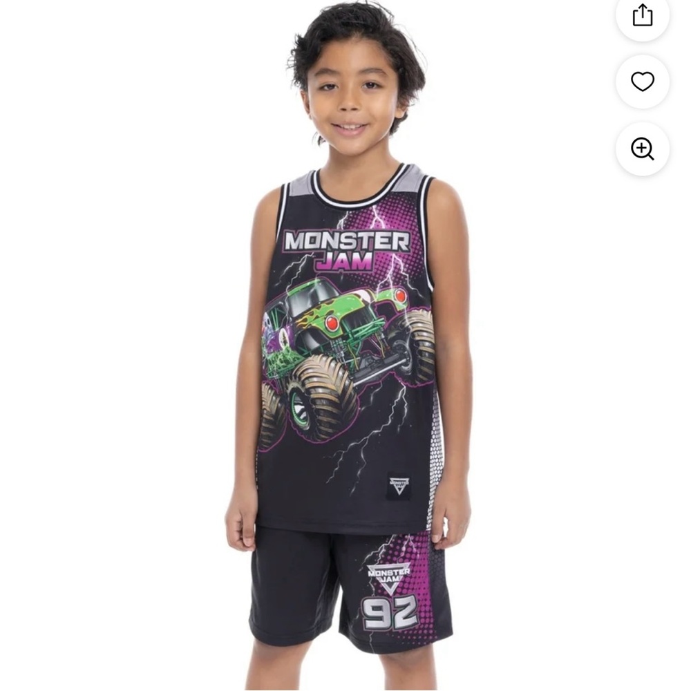 Monster Jam Jersey Set